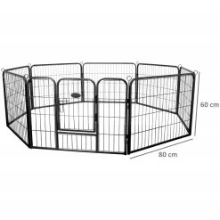 Zelsius Stahl Welpenauslauf "Rocky" Für Haustier, Faltbar | (B) 80 X (H) 60 Cm -Camping Store lg01 laufgitter bild4 2000px 1280x1280