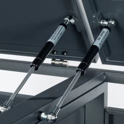 Zelsius Mülltonnenbox Für Zwei Mülltonnen | Anthrazit RAL 7016 | Inkl. Erweiterungsmöglichkeit -Camping Store mbox12d muelltonnenbox bild14 2000px 1280x1280