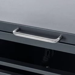 Zelsius Mülltonnenbox Für Eine Mülltonne | Anthrazit RAL 7016 | Inkl. Erweiterungsmöglichkeit -Camping Store mbox12e muelltonnenbox bild6 2000px 1280x1280