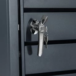 Zelsius Mülltonnenbox Mit Abgerundetem Deckel Für Eine 120 - 240 Liter Mülltonne, Anthrazit RAL 7016 -Camping Store mbox15e muelltonnenbox bild3 2000px 1280x1280