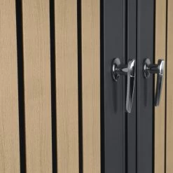 Zelsius Mülltonnenbox 4er Mit Pflanzdach Für 4 Tonnen | 120 - 240 Liter | Anthrazit RAL 7016 -Camping Store mbox5d muelltonnenbox bild3 neu hell 2000px 1280x1280 1