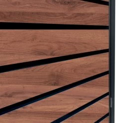 Zelsius Mülltonnenbox Für Zwei Mülltonnen | Anthrazit RAL 7016 | Tür In Dunkelbrauner Holzoptik -Camping Store mbox8e muelltonnenbox bild4 2000px 1280x1280 1