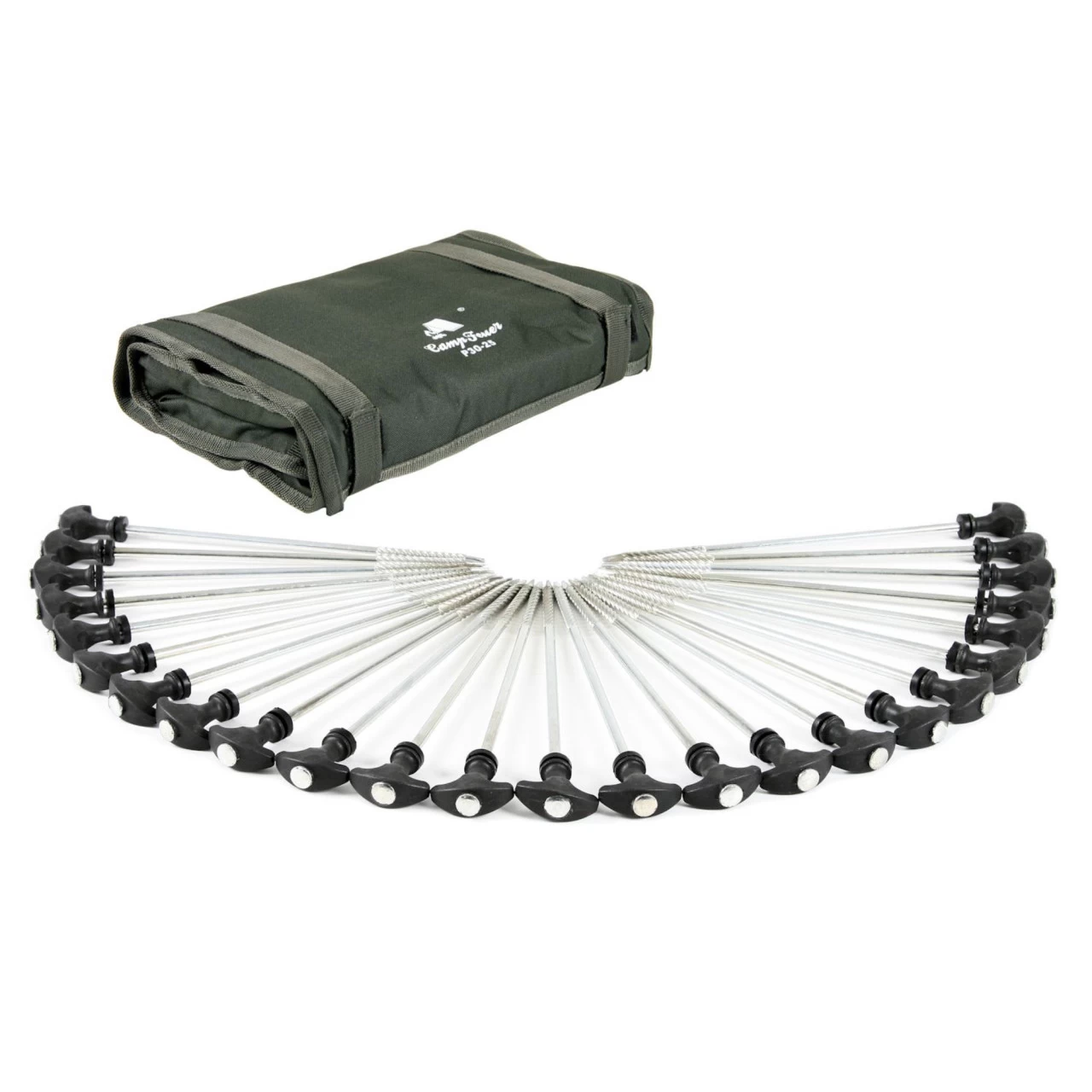 CampFeuer - 25x T-Pegs, 30 Cm Heringe, Erdnägel 3 CampFeuer - 25x T-Pegs, 30 Cm Heringe, Erdnägel