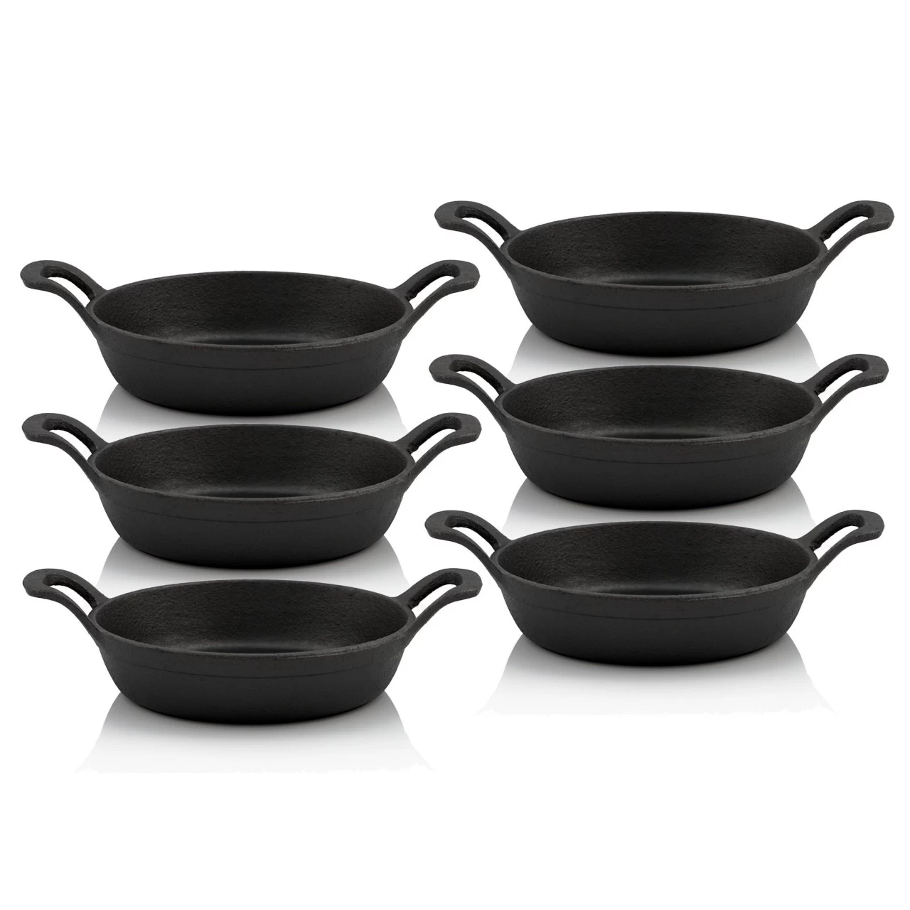 BBQ-Toro Gusseisen Servierpfännchen (6 Stück) Ø 20 Cm - Rund | Schwarz 3 BBQ-Toro Gusseisen Servierpfännchen (6 Stück) Ø 20 Cm - Rund | Schwarz