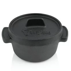 BBQ-Toro Serviertöpfe Set (6-er Pack) Ø 11 Cm Gusseisen Mini Gusstopf -Camping Store pan07 serviertopf bild3 mit logo 2000px 1280x1280