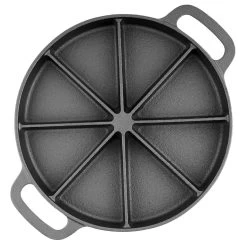 BBQ-Toro Gusseisen Maisbrotpfanne Mit 8 Grillzonen | Ø 21,5 Cm -Camping Store pan14 servierpfanne bild2 2000px 1280x1280