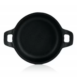 BBQ-Toro Gusseisen Grillpfännchen (6-er Set) | Ø 13 Cm | Bereits Eingebrannt -Camping Store pan17 servierpfaennchen rund bild4 2000px 1280x1280