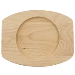 BBQ-Toro Mini Dutch Oven (4 Stück) | Ø 11 Cm | Gusseisen Topf Mit Holzunterlage -Camping Store pan19 servierpfanne bild2 2000px 1280x1280