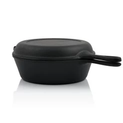 BBQ-Toro Gusseisen Topf Mit Pfannendeckel | 4,4 Liter Stielkasserolle