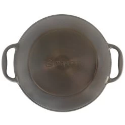 Mahlzeit Polierte Paella Pfanne, Ø 35 Cm, Gusspfanne, Paellapfanne, Bratpfanne, Antihaft -Camping Store pan22g paellapfanne poliert bild3 2000px 1280x1280