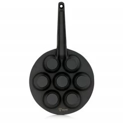 BBQ-Toro Gusseisen Poffertjes Pfanne | Für 7 Förtchen Und Andere Gebäckspezialitäten | Ø 20,5 Cm -Camping Store pan23 poffertjes pfanne bild3 1280x1280