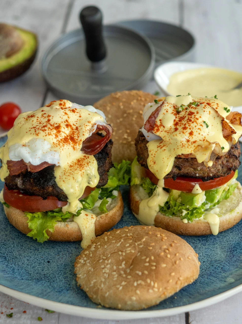 BBQ-Toro Aluminium Burgerpresse | Ø 11,8 Cm | Grau | Fleischformer 4 BBQ-Toro Aluminium Burgerpresse | Ø 11,8 Cm | Grau | Fleischformer – Bild 2