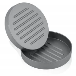 BBQ-Toro Aluminium Burgerpresse | Ø 11,8 Cm | Grau | Fleischformer 16 BBQ-Toro Aluminium Burgerpresse | Ø 11,8 Cm | Grau | Fleischformer -Camping Store patty1 burgerpresse bild3 2000px 1280x1280