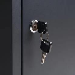 Zelsius Briefkasten Mit Paketfach Merkur, Pulverbeschichteter Stahl Mit Edelstahl, RAL7016 Anthrazit -Camping Store pbk1 paketbriefkasten bild4 2000px 1280x1280