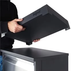 Zelsius Paketbriefkasten Pluto | Pulverbeschichteter Stahl | RAL7016 Anthrazit Mit Diebstahlsperre -Camping Store pbk3 paketbriefkasten bild7 2000px neu 1280x1280