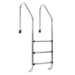 Zelsius Edelstahl Poolleiter Mit 3 Stufen | 50 X 62 X 157 Cm