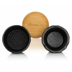 Mahlzeit Gusseisen Pfeffermühle Peppermill, Ø 7,5 X (H) 8 Cm, Mit Bambusdeckel -Camping Store pm1 gusseisen pfeffermuehle bild5 2000px 1280x1280