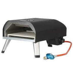 BBQ-Toro Gas Pizzaofen Mit Thermometer, Mobiler Pizza Ofen, 4 KW, Mit Pizzastein