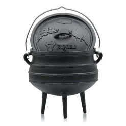 BBQ-Toro Potjie | 8,0 Liter | Südafrikanischer Kochtopf Aus Gusseisen, Forest