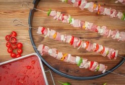 BBQ-Toro Grillspieß Set Für Ø 57 Cm Kugelgrill | 5 Spieße Mit Aufsatz -Camping Store r57ske1 spiess kugelgrill action 2000px 1280x1280