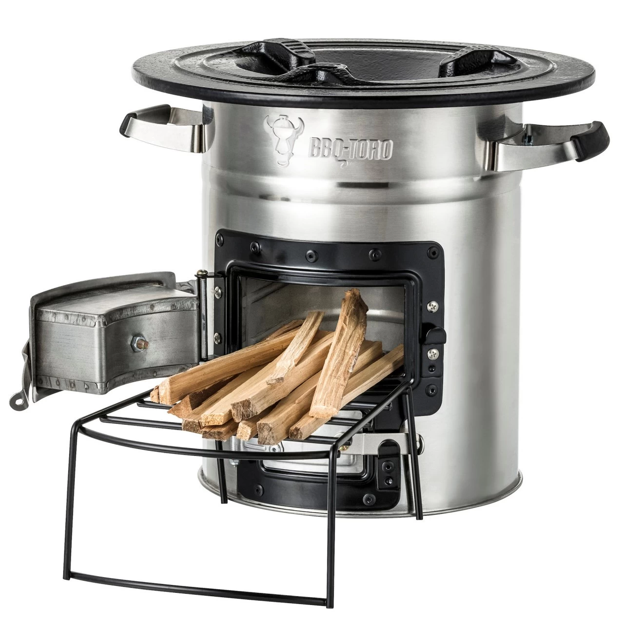 BBQ-Toro Raketenofen RAKETE #2, Edelstahl Rocket Stove 3 BBQ-Toro Raketenofen RAKETE #2, Edelstahl Rocket Stove