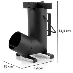 BBQ-Toro Raketenofen RAKETE #6, Rocket Stove Aus 1,5-mm-dickem Stahl 13 BBQ-Toro Raketenofen RAKETE #6, Rocket Stove Aus 1,5-mm-dickem Stahl -Camping Store rakete6 raketenofen bild6 2000px 1280x1280