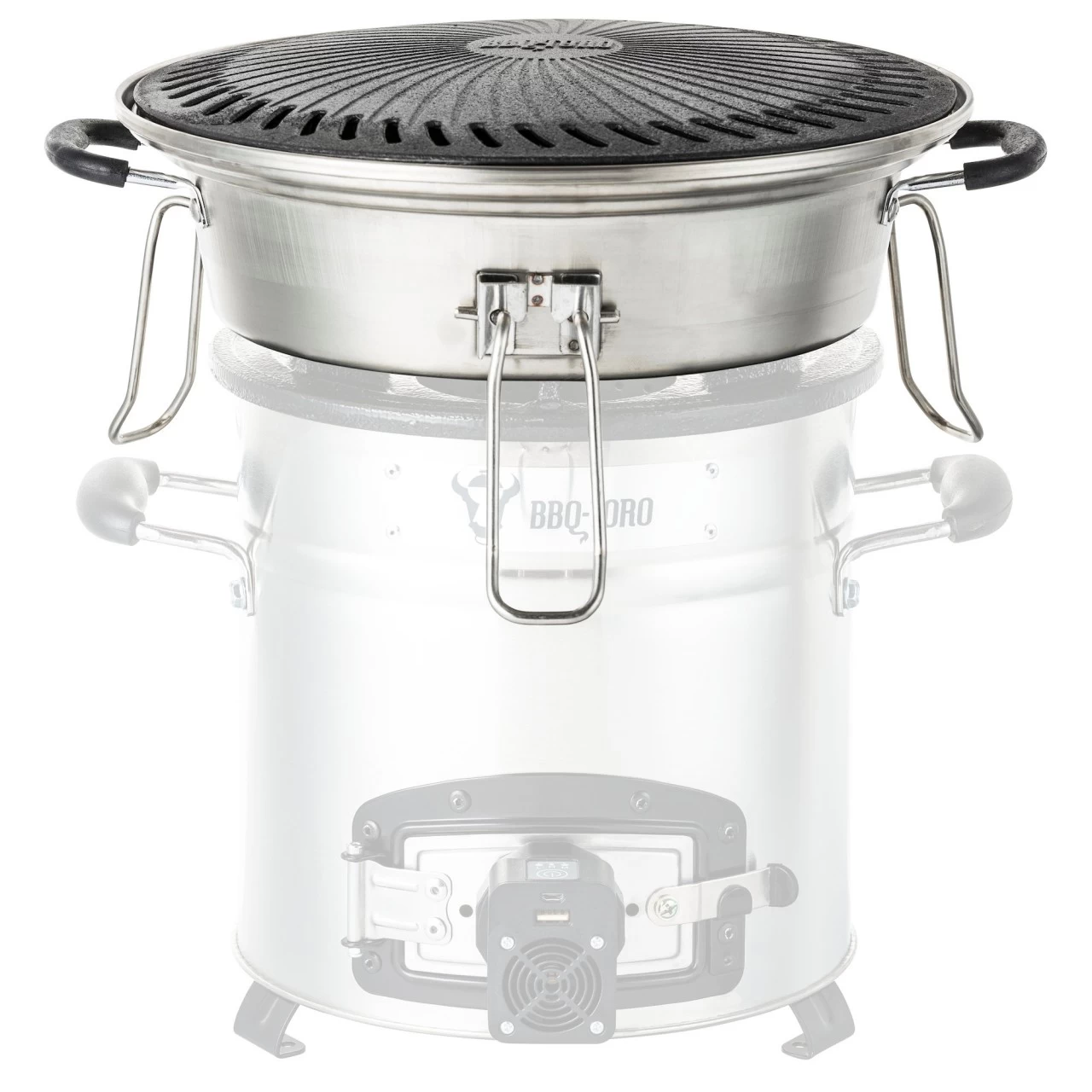 BBQ-Toro Grillaufsatz Set Für Raketenofen, Mit Grillrost, Grillplatte 5 BBQ-Toro Grillaufsatz Set Für Raketenofen, Mit Grillrost, Grillplatte – Bild 3