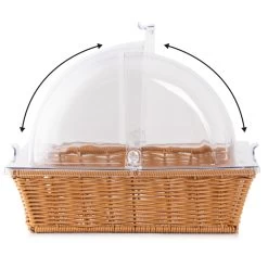Mahlzeit Rattan Brotkorb Mit Rolltop-Deckel, 53,5 X 33 X 25 Cm, Geflochtener Korb Für Brot Und Obst -Camping Store rbk01 rattan brotkorb bild2 2000px neu 1280x1280