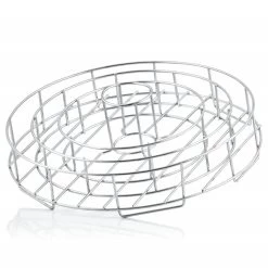 BBQ-Toro Edelstahl 3-In-1 Rippchen Und Hähnchenkeulen Halter Mit Auffangschale -Camping Store roasty rib rack bild3 2000px 1280x1280