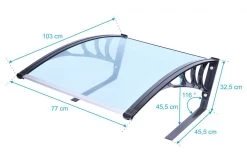 Zelsius Mähroboter Garage | 77 X 103 X 45,5 Cm | Blau | Überdachung -Camping Store roga3 roboter garage bild3 big 1280x1280