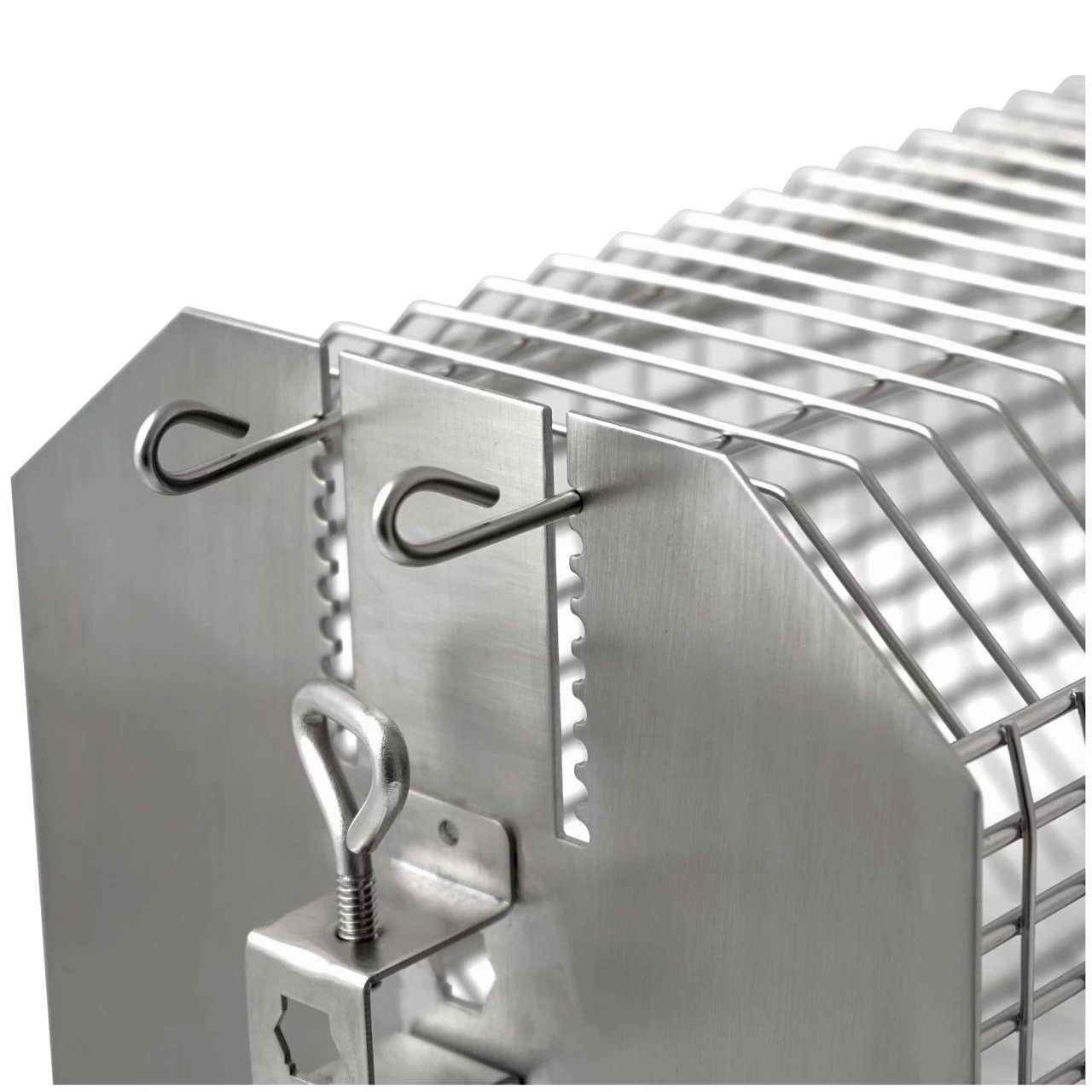 BBQ-Toro Edelstahl Rondell Grillkorb Für Drehspieße Höhenverstellbar 6 BBQ-Toro Edelstahl Rondell Grillkorb Für Drehspieße Höhenverstellbar – Bild 4
