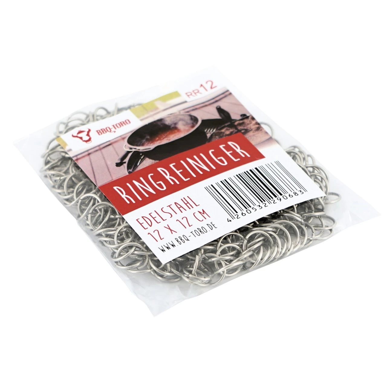 BBQ-Toro Edelstahl Ringreiniger, 12 X 12 Cm, Für Dutch Oven Und Mehr 4 BBQ-Toro Edelstahl Ringreiniger, 12 X 12 Cm, Für Dutch Oven Und Mehr – Bild 2