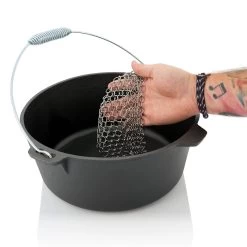 BBQ-Toro Dutch Oven Set Gusseisen | 7 Teiliges Starter Set, Inkl. Deckelheber -Camping Store rr12 ringreiniger dutch oven bild3 2000px 1280x1280 1