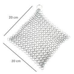 BBQ-Toro Edelstahl Ringreiniger, 20 X 20 Cm, Für Dutch Oven Und Mehr -Camping Store rr20 ringreiniger dutch oven bild5 2000px 1280x1280