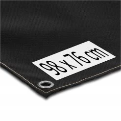 CampFeuer Funkenschutz-Matte Für Zeltofen | 98 X 76 Cm | Schwarz, Bodenschutz