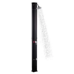 Zelsius Solardusche Mackay | 35 Liter, Schwarz | Mit Wasserhahn Und Fußdusche Bis Max. 60 °C -Camping Store sodu2b solardusche bild2 2000px 1280x1280