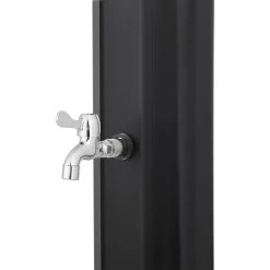 Zelsius Solardusche Mackay | 35 Liter, Schwarz | Mit Wasserhahn Und Fußdusche Bis Max. 60 °C -Camping Store sodu2b solardusche bild5 2000px 1280x1280