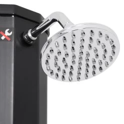 Zelsius Solardusche Taree | 60 Liter, Schwarz | Mit Wasserhahn Und Fußdusche Bis Max. 60 °C -Camping Store sodu3b solardusche bild3 2000px 1280x1280