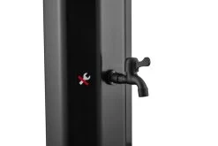 Zelsius Solardusche Melton | 60 Liter, Schwarz | Mit Wasserhahn Und Fußdusche Bis Max. 60 °C -Camping Store sodu4b solardusche bild6 2000px 1280x1280