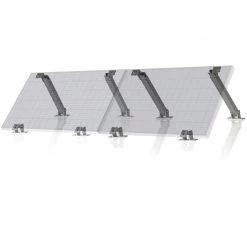 Zelsius Universal Solarmodul Halterung, Verstellbarer Winkel, Aluminium Montageset Für Zwei Panele
