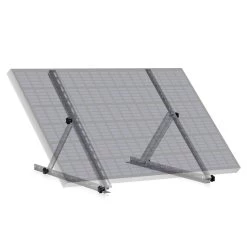 Zelsius Aluminium Solarmodul Halterung, Von 0 Bis 90 Grad, Für Ein Panel, Stützstange 71 Cm