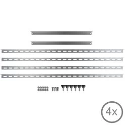 Zelsius Aluminium Solarmodul Halterung, Von 0 Bis 90 Grad, Für Vier Panele, Stützstange 104 Cm -Camping Store somo2c set4 solarpanelhalterung bild3 2000px 1280x1280