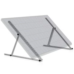 Zelsius Aluminium Solarmodul Halterung, Von 0 Bis 90 Grad, Für Ein Panel, Stützstange 114 Cm