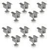 Zelsius Universal Aluminium Mittelklemme Für Solarpanele, 10 Stück Solarmodul Verbindung, T-Form 2 Zelsius Universal Aluminium Mittelklemme Für Solarpanele, 10 Stück Solarmodul Verbindung, T-Form -Camping Store somo3c set10 solarmodulbefestigung bild1 2000px 1280x1280