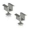 Zelsius Universal Aluminium Mittelklemme Für Solarpanele, 2 Stück Solarmodul Verbindung, T-Form