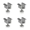 Zelsius Universal Aluminium Mittelklemme Für Solarpanele, 4 Stück Solarmodul Verbindung, T-Form -Camping Store somo3c set4 solarmodulbefestigung bild1 2000px 1280x1280