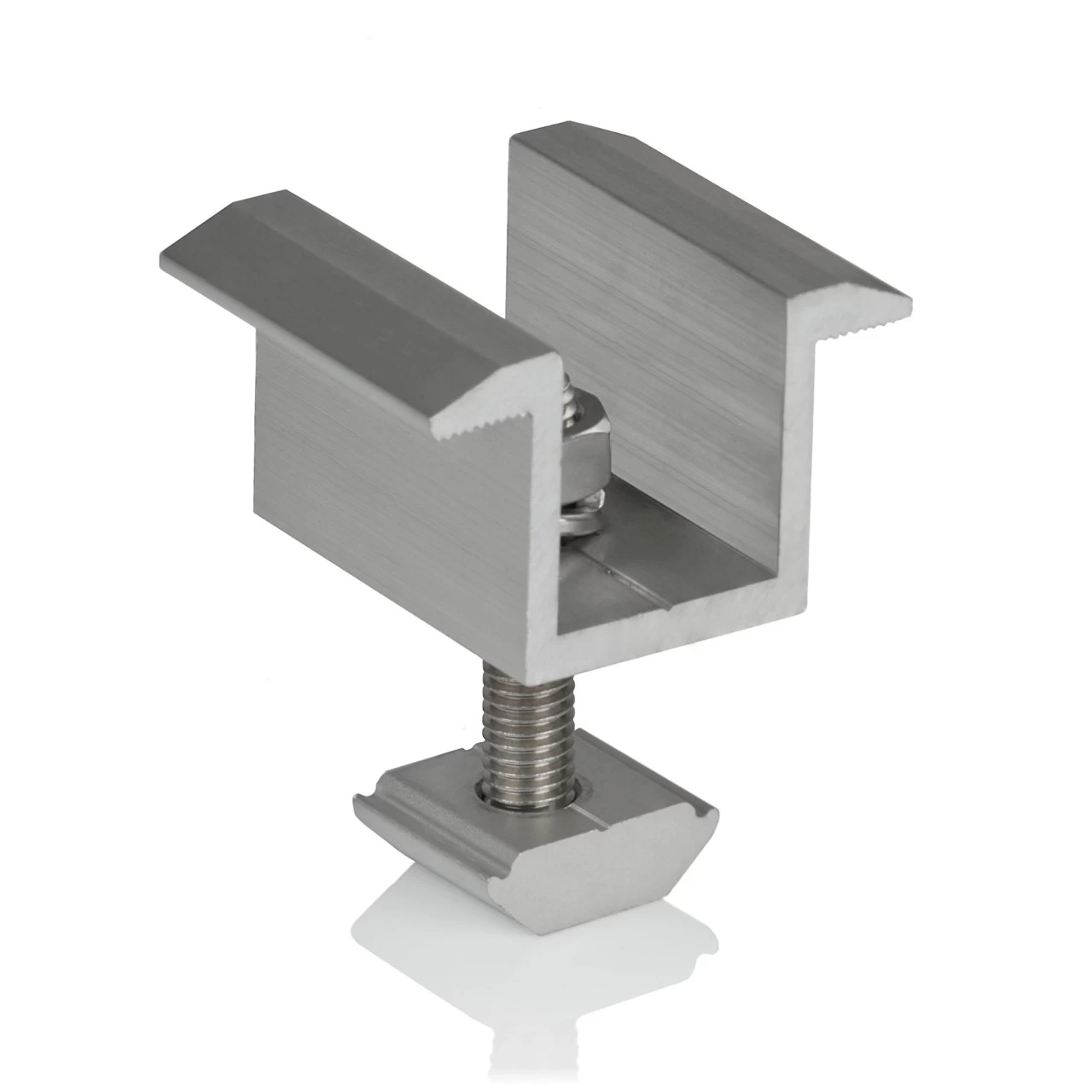 Zelsius Universal Aluminium Mittelklemme Für Solarpanele, Solarmodul Verbindung, T-Form Klemme 3 Zelsius Universal Aluminium Mittelklemme Für Solarpanele, Solarmodul Verbindung, T-Form Klemme