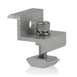 Zelsius Universal Aluminium Endklemme Für Solarpanele, Solarmodul Verbindung, Z-Form Klemme