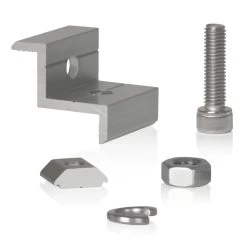 Zelsius Universal Aluminium Endklemme Für Solarpanele, Solarmodul Verbindung, Z-Form Klemme -Camping Store somo3d solarmodulbefestigung bild3 2000px 1280x1280 2