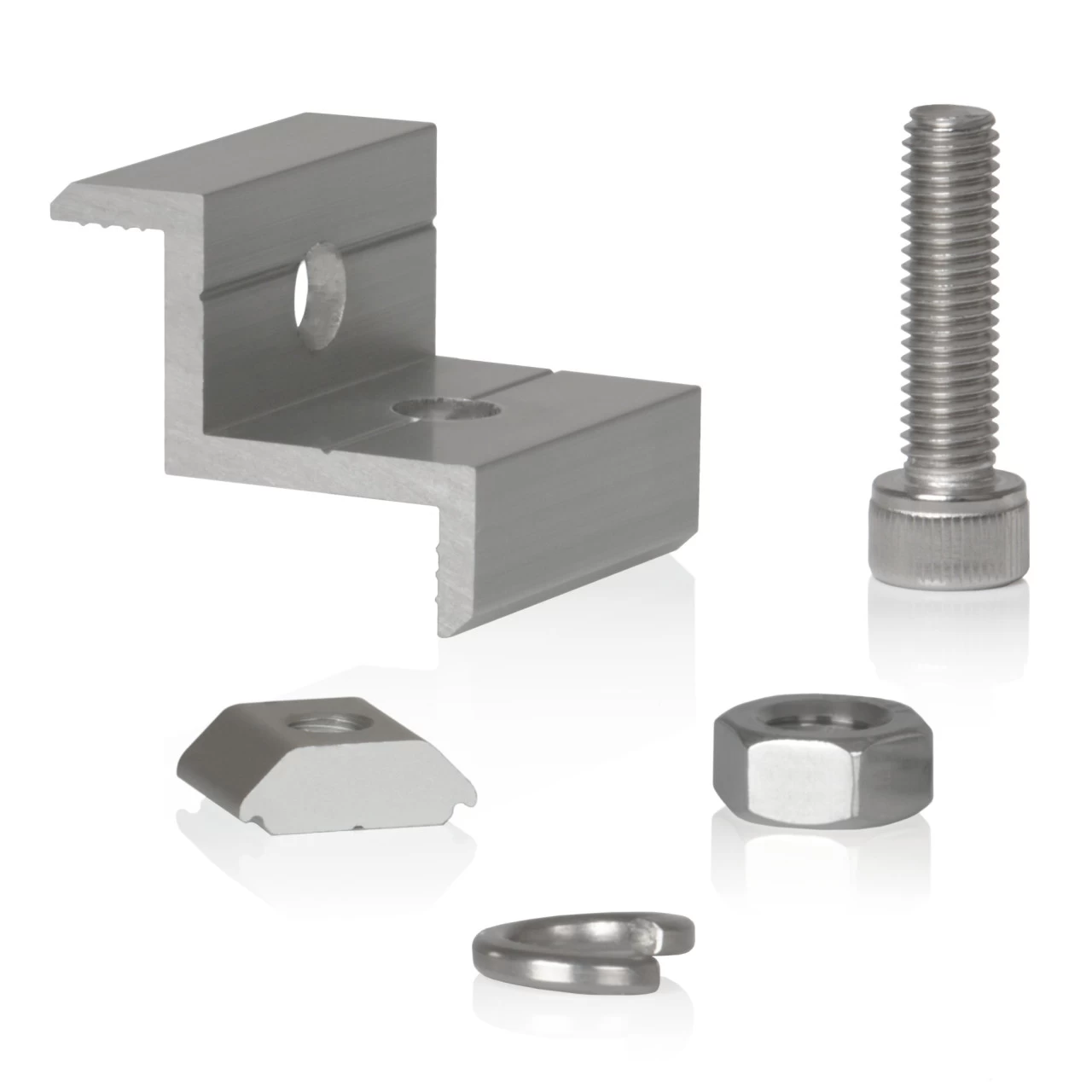 Zelsius Universal Befestigungsset Solarpanele, 10-teilige Solarmodul Verbindung, Mittel- & Endklemme 10 Zelsius Universal Befestigungsset Solarpanele, 10-teilige Solarmodul Verbindung, Mittel- & Endklemme – Bild 8